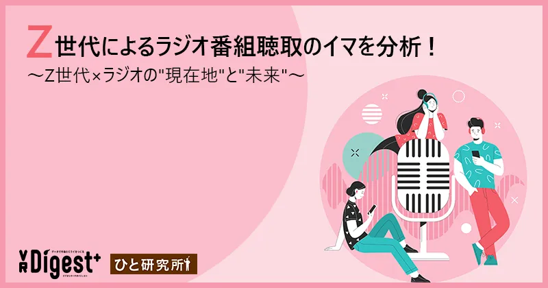 Z世代によるラジオ番組聴取のイマを分析！～Z世代×ラジオの"現在地"と"未来"～