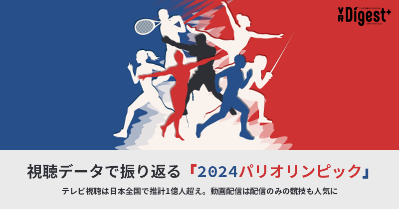 視聴データで振り返る『2024パリオリンピック』～全国32地区視聴人数ランキング、配信回数ランキング～