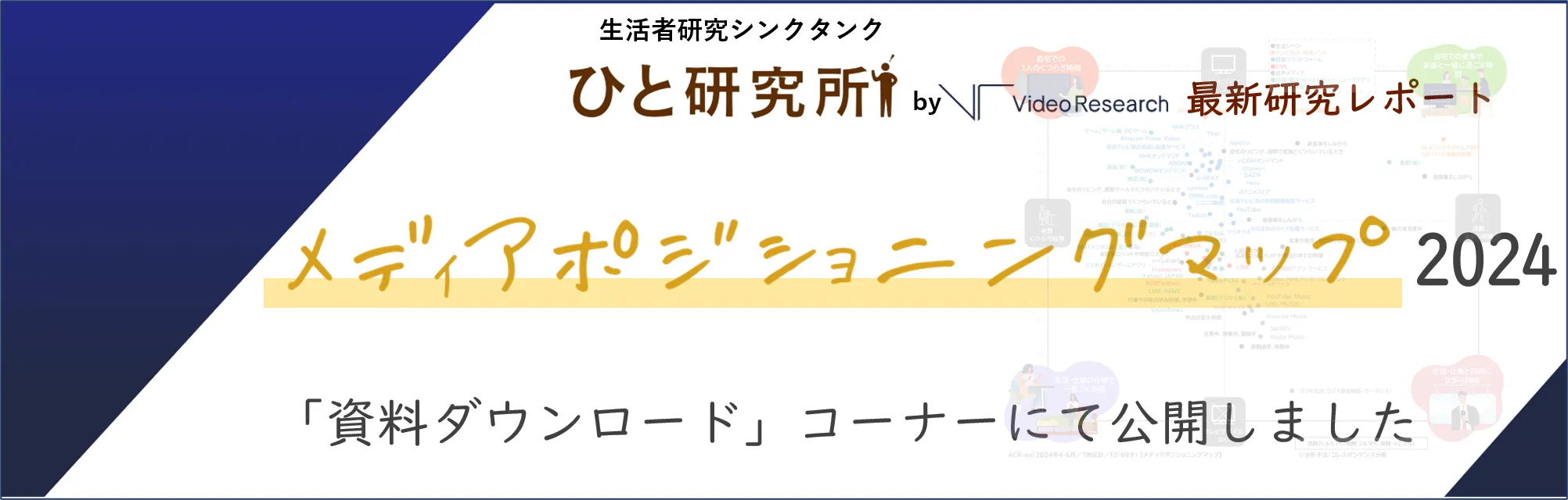 メディアポジショニングマップ2024 資料ダウンロードコーナーにて公開しました