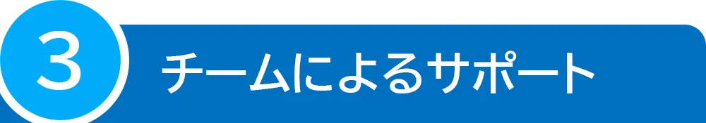 チームによるサポート